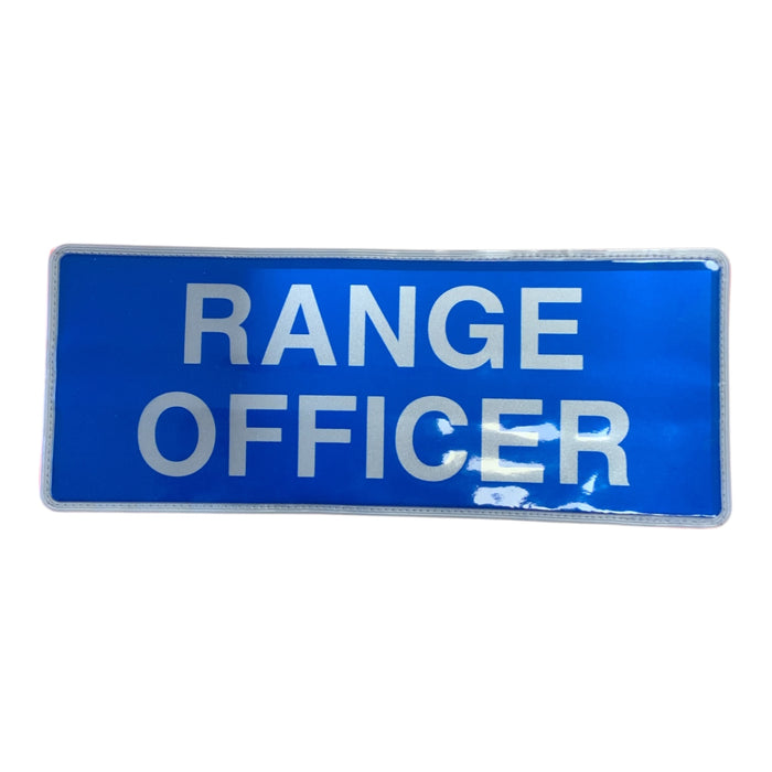 Range Officer Encapsulated Reflective Badge Hook And Loop BDG-CAP-RANOFF-1