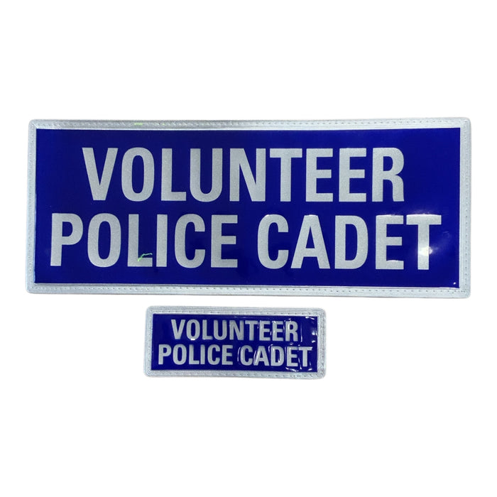VOLUNTEER POLICE CADET Badge Set Sew On Police Branded BDG-CAP-CAD-02