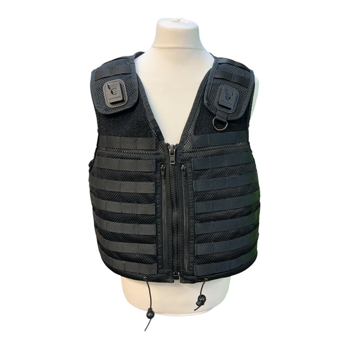 Aegis Molle Tactical Vest Black Ex Police Security Dog Handler OBTV05A