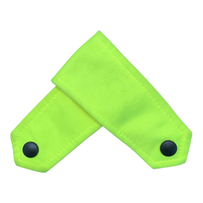 Plain Hi Viz Fabric Epaulettes Lightweight Various Lengths