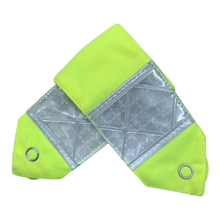 Plain Hi Viz Fabric Epaulettes Lightweight Various Lengths