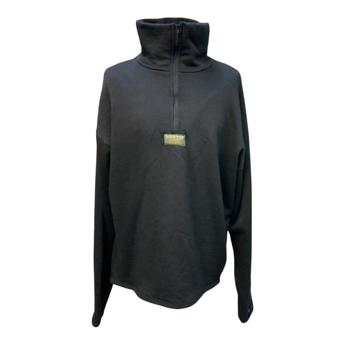 Arktis Antartica Fleece 1/4 Zip Merino Wool XXLarge Black AF03A