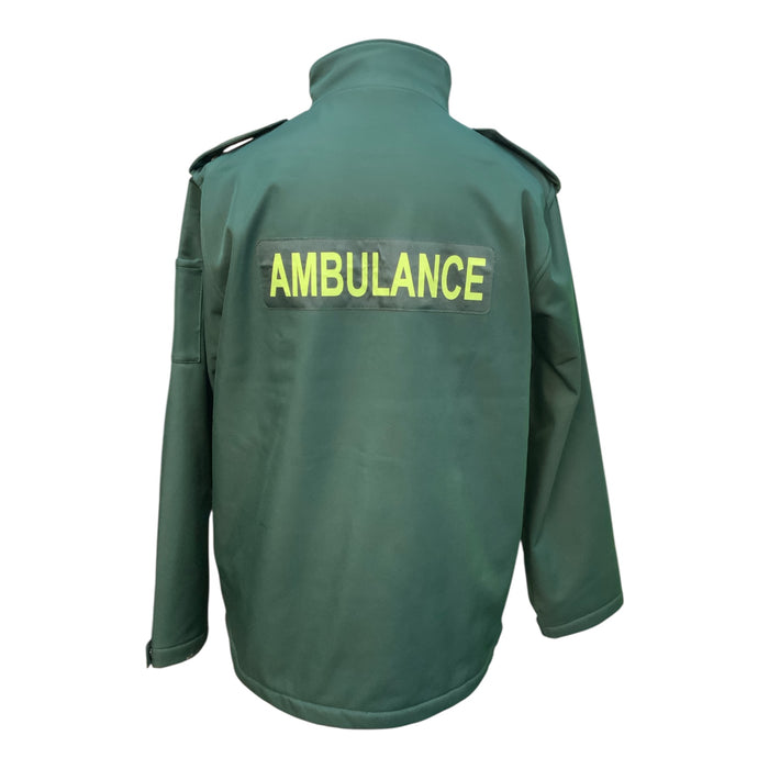 NHS Branded Ex Ambulance Green Softshell Fleece Jacket GPC03A-ODD