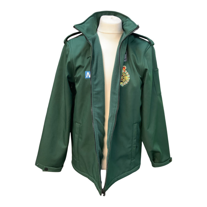 NHS Branded Ex Ambulance Green Softshell Fleece Jacket GPC03A-ODD