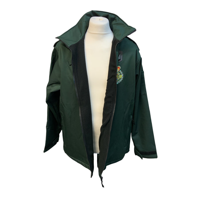 NHS Branded Ex Ambulance Green Softshell Fleece Jacket New GPC03N