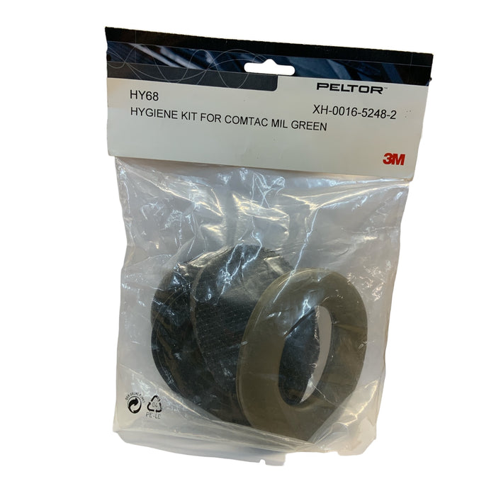 Peltor HY68 Hygiene Kit For Comtac MIL Green XH-0016-5248-2