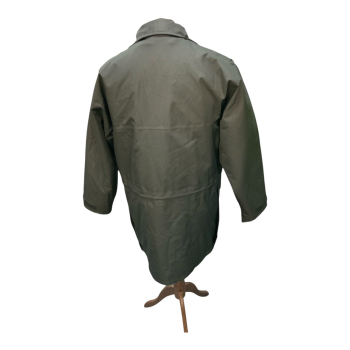 Goretex Waterproof Coat Jacket 3/4 Length Black Security Events OJ219