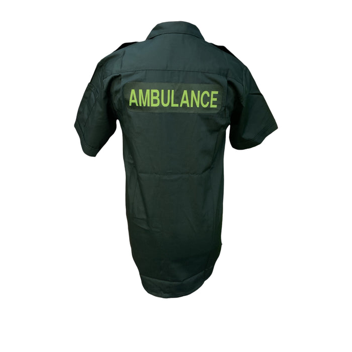 HSC NIAS Branded Ex Ambulance Short Sleeve Shirt Green New GS02N