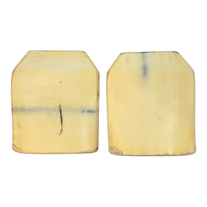 Hawk RF1 Ballistic Plate Set For Stab Vest Upgrade White NIJ L3 SAPI BPH01C