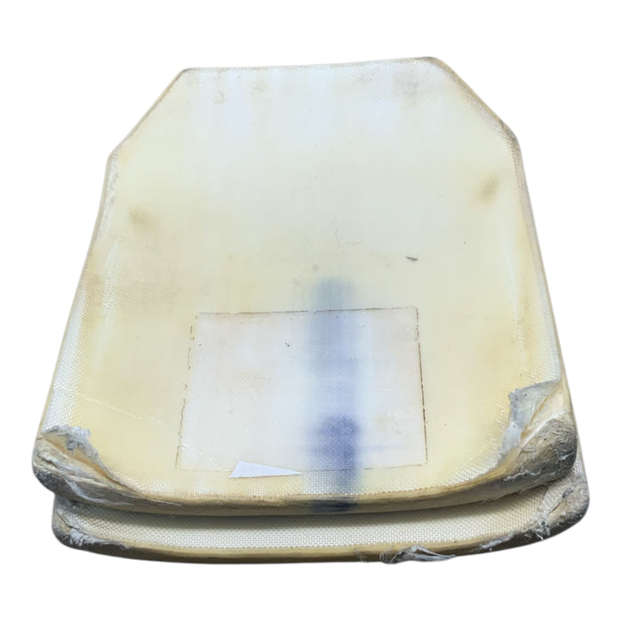 Hawk RF1 Ballistic Plate Set For Stab Vest Upgrade White NIJ L3 SAPI BPH01C