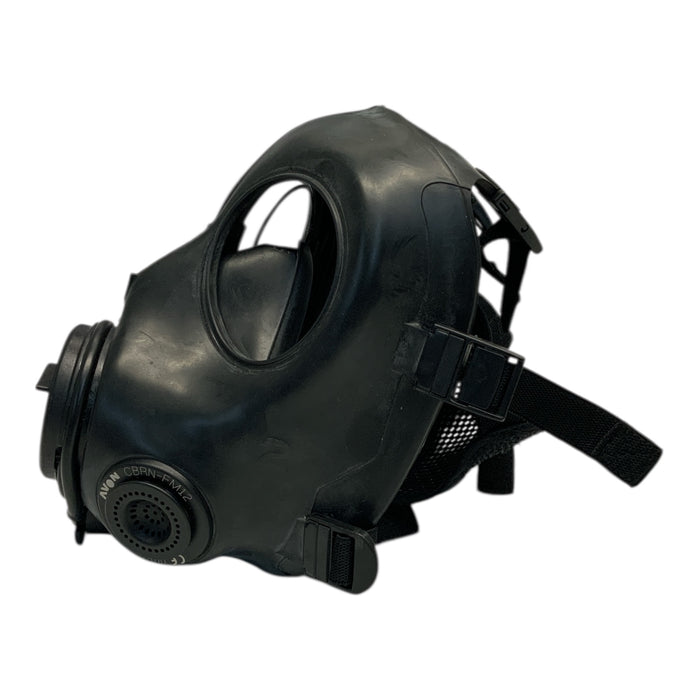 Avon FM12 Gas Mask Respirator Single Port Missing Lens FM12ODD1