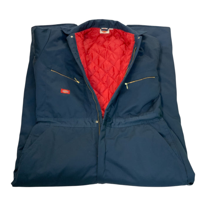 Dickies Blue Quilted Winter Long Sleeve Coverall Size 50T DICKIES01A
