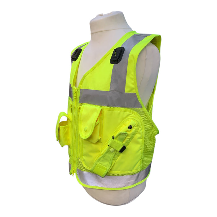 Protec Tactical Vest Hi Viz Security Marshal Dog Handler Events HV21A