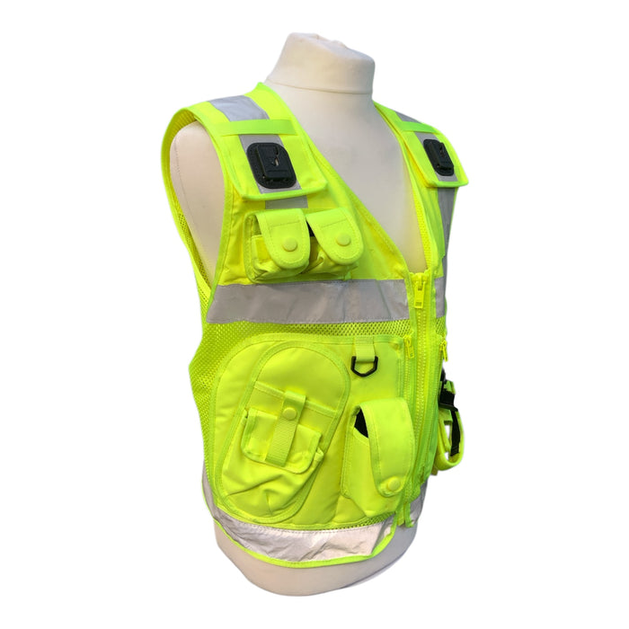 Protec Tactical Vest Hi Viz Security Marshal Dog Handler Events HV22A