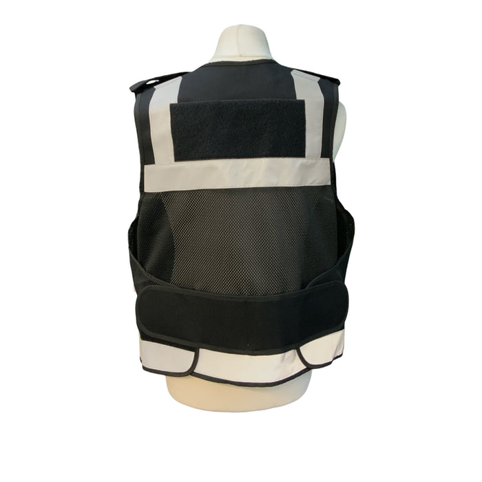 Protec Black Tac Vest Combat Security Paint-balling New BV32N