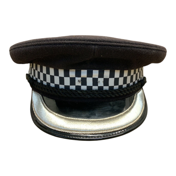 Peaked Cap Silver Braided Black Cord 60cm Theatre Film TV ODDSBPKCAP1B