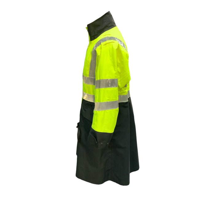 Yaffy Goretex Riding Coat Hi Viz Yellow and Black Small EQUINECOAT01