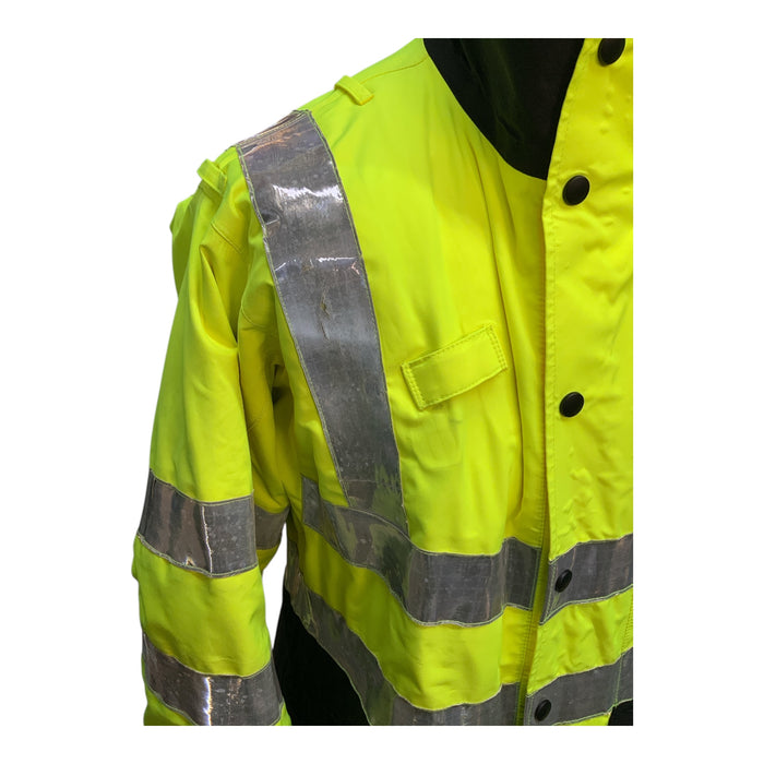 Yaffy Goretex Riding Coat Hi Viz Yellow and Black Small EQUINECOAT01