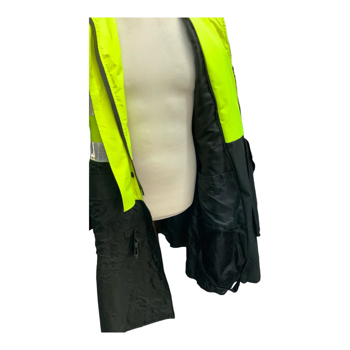 Yaffy Goretex Riding Coat Hi Viz Yellow and Black Small EQUINECOAT01