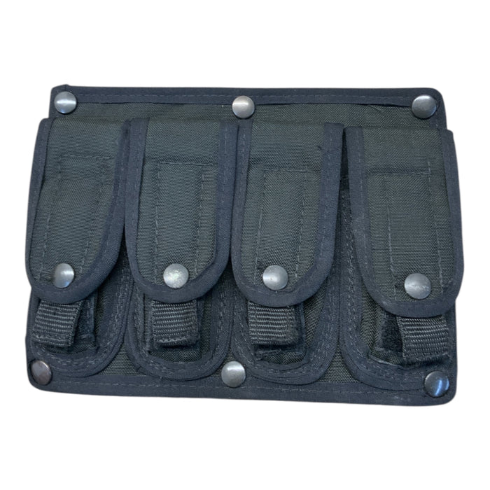 Quad 9mm Magazine Pouch  Hook & Loop Fastening VELPOUCH28A