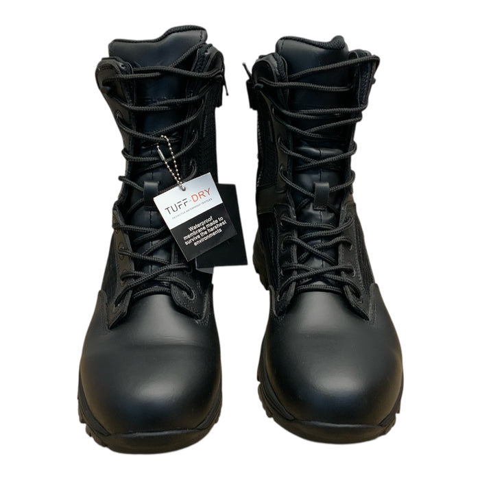 Tuffking 9125 Bishop Black Waterproof 8"Tactical Combat Boots Size 10 TUFFB02N