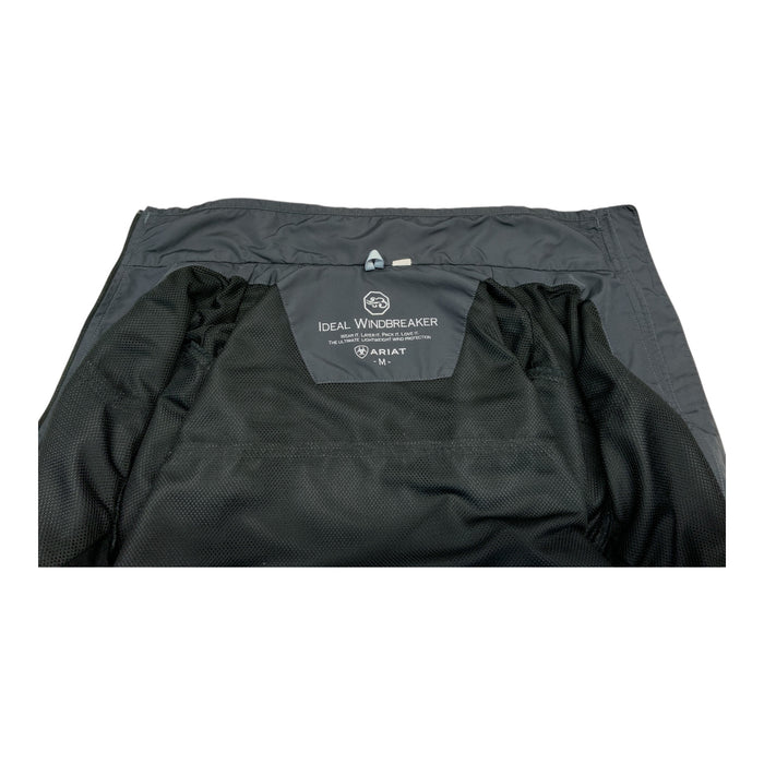 Ariat Ideal Windbreaker Ladies Medium Black/Charcoal EQUINEJKT01