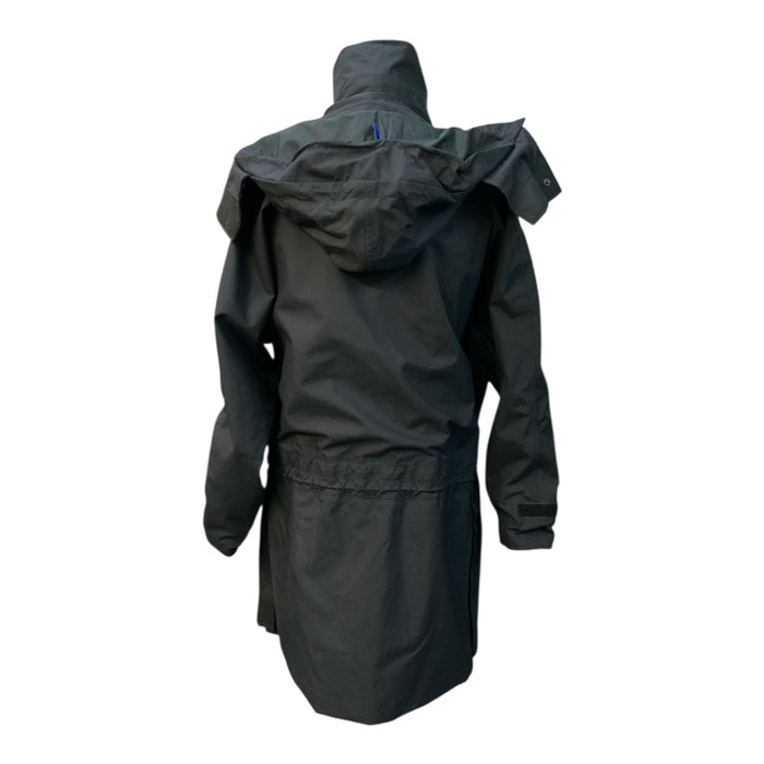 Permatex Weatherproof Long Coat Vintage Ex Police Black Motorbike Equine OJ238A