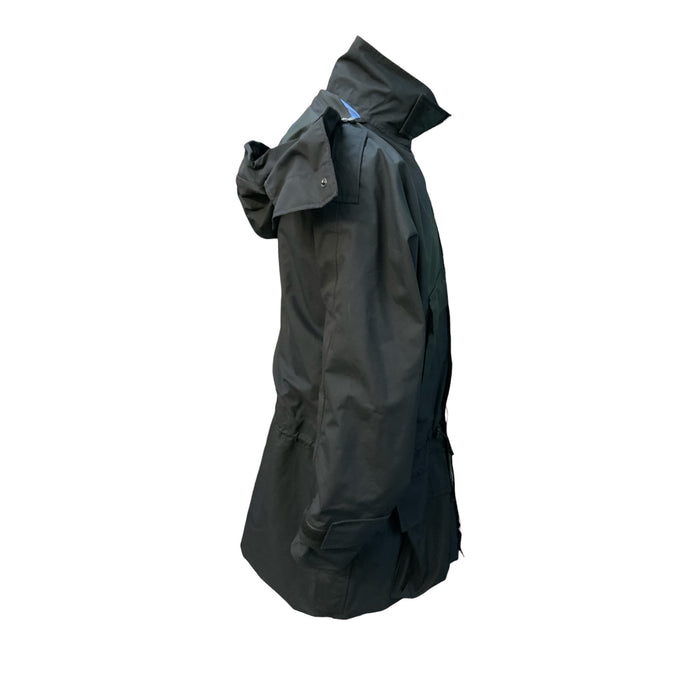 Permatex Weatherproof Long Coat Vintage Ex Police Black Motorbike Equine OJ238A