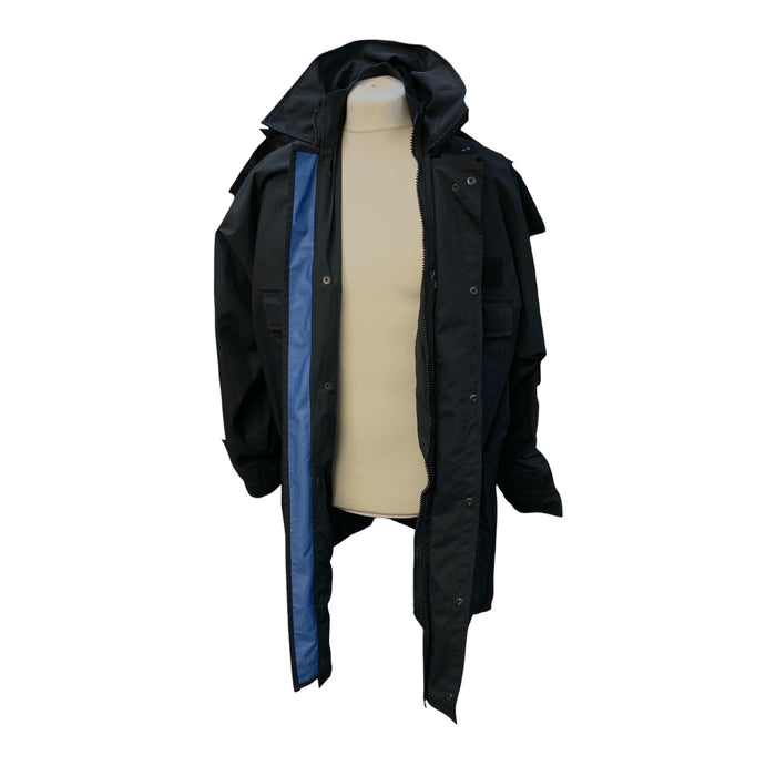 Permatex Weatherproof Long Coat Vintage Ex Police Black Motorbike Equine OJ238A