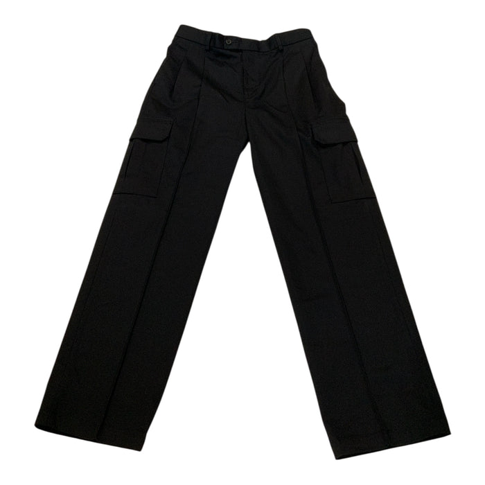 Cargo Combat Mens Uniform Smart Trouser By Churchill Black  D5U