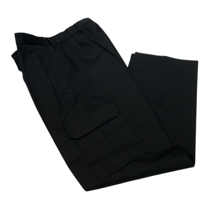 Cargo Combat Mens Uniform Smart Trouser By Churchill Black  D5U