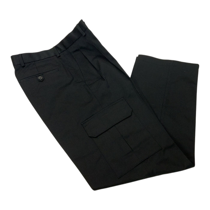 Cargo Combat Mens Uniform Smart Trouser By Churchill Black  D5U