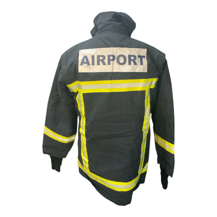 Airport Fire Tunic Jacket Fireman Hi Vis Reflective FIREJKT05B