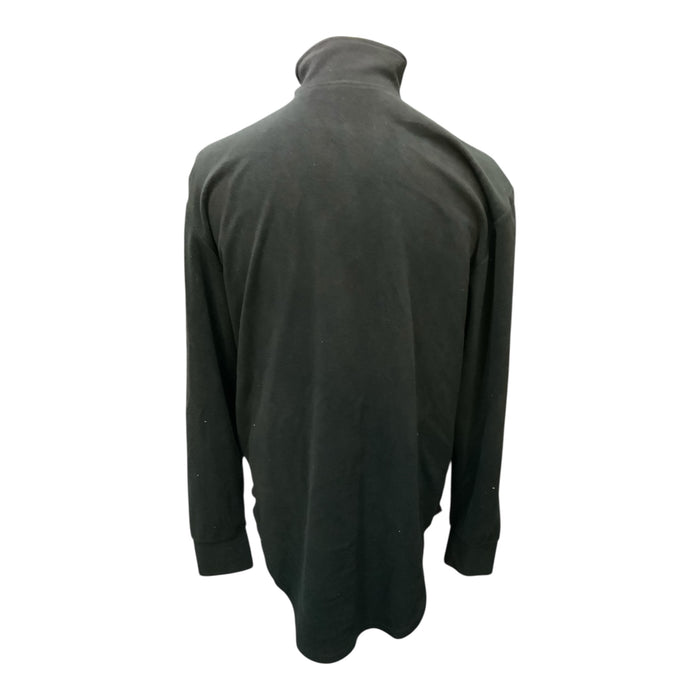 Military Lightweight Fleece Base Layer 1/4 Zip Black BLAFLC04A