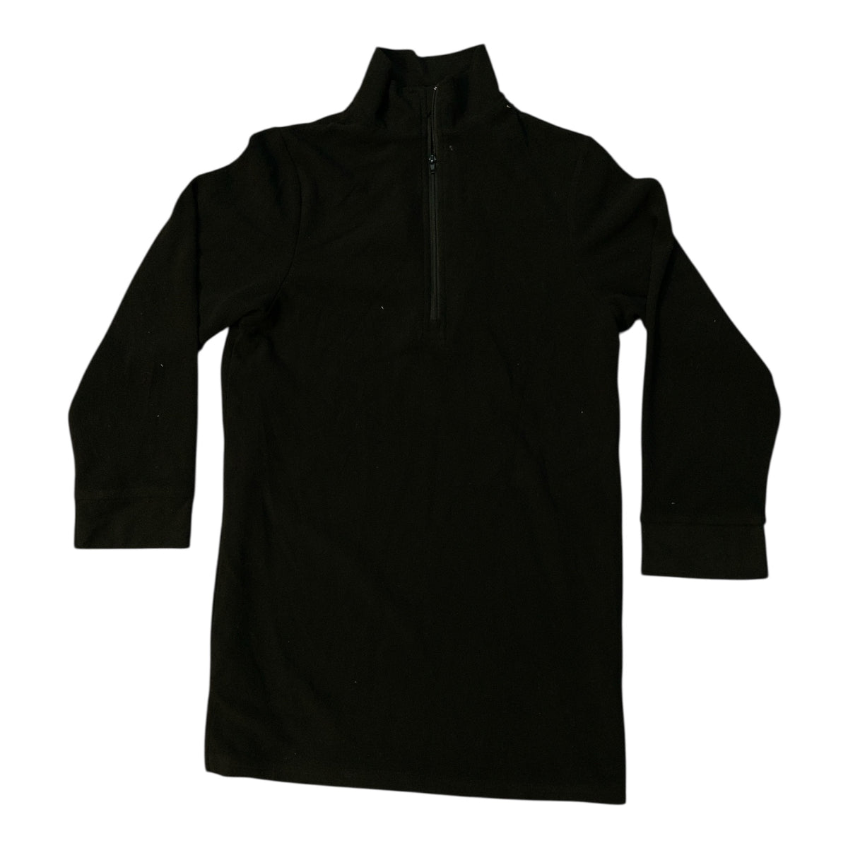 Lightweight Fleece Base Layer 1/4 Zip Black BLAFLC06A — One Stop Cop Shop