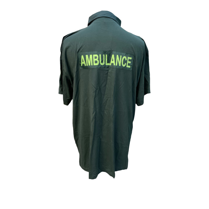 NHS Branded Ex Yorkshire Ambulance Short Sleeve Polo Shirt Green New GPS03N