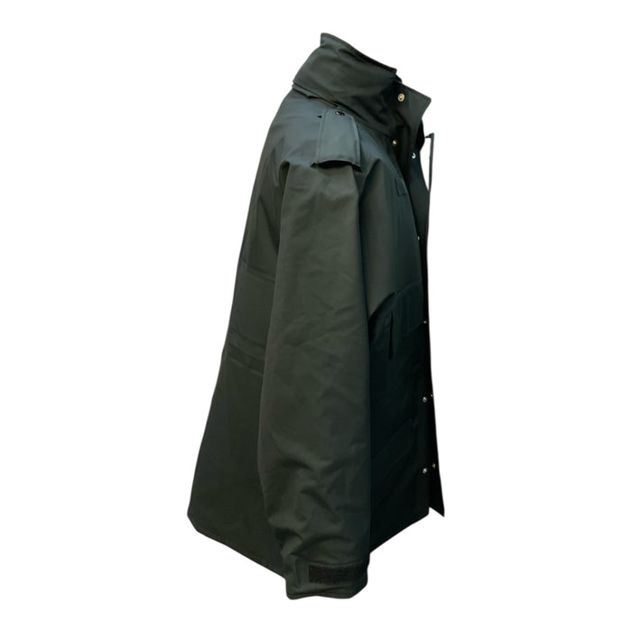 Waterproof Breathable 3/4 Length Black Jacket Ex Police Traffic Large OJ239A