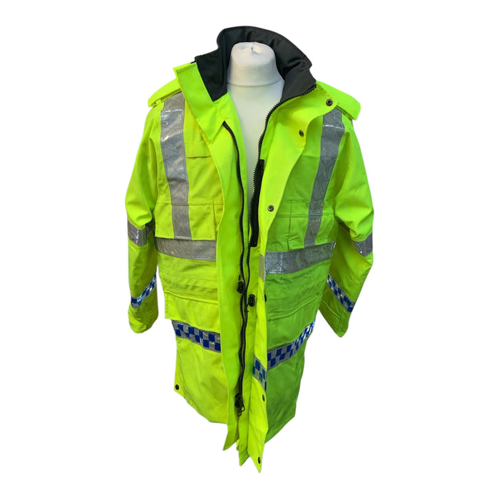 HiVis Foul Weather Jacket 3/4 Length Large OJ241B