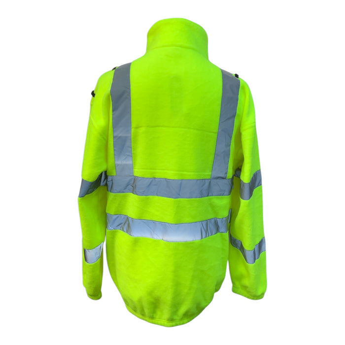 RTY HiVis Yellow Fleece HV072 Safety Workwear Large OJ242ND