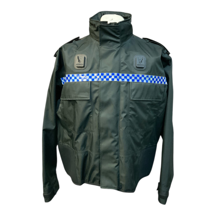 Waterproof Bomber Jacket Black Ex Police New OJ243N