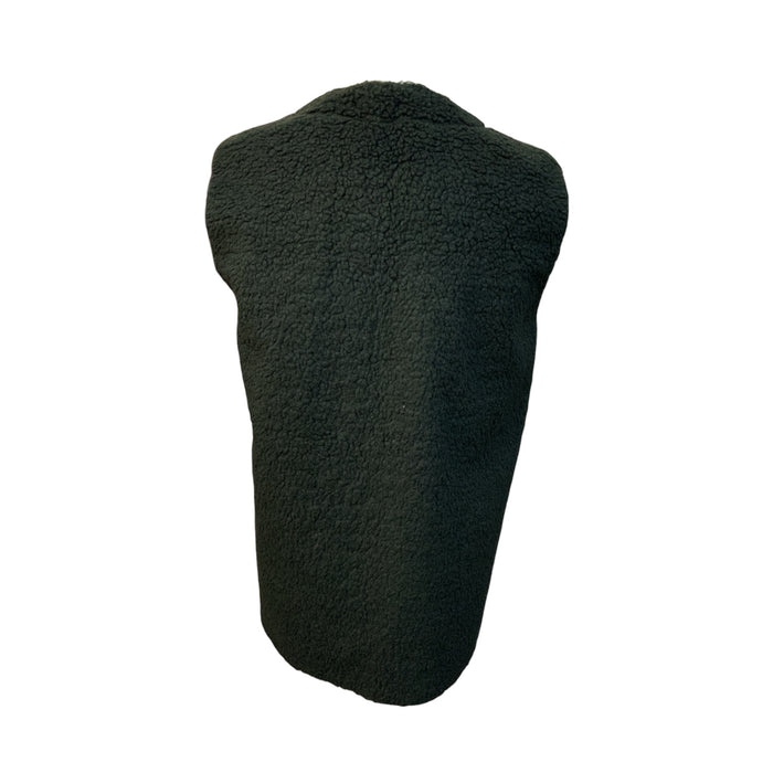 JS Vintage Borg Fleece Gilet Black Medium / Large OF38A