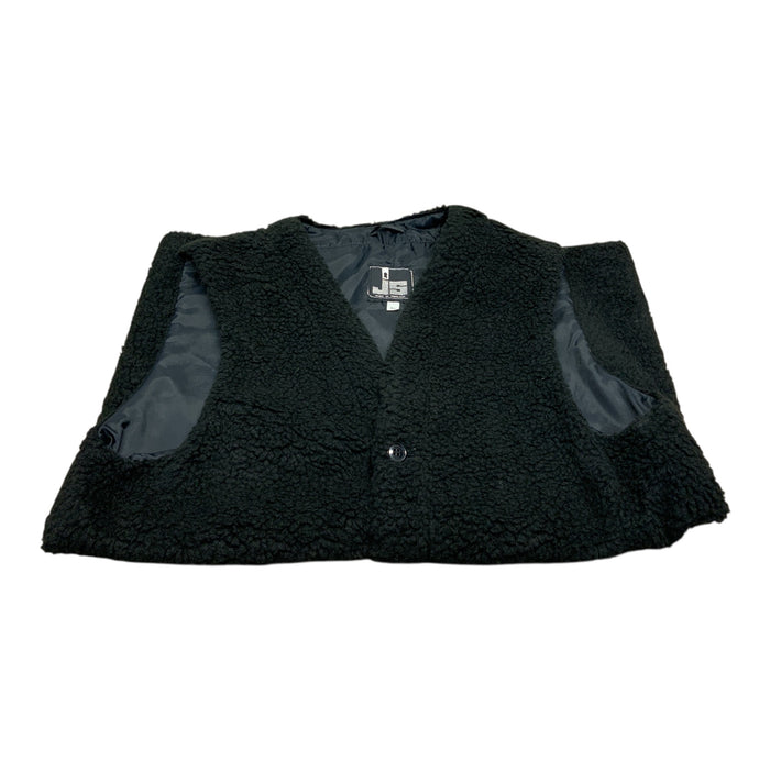 JS Vintage Borg Fleece Gilet Black Medium / Large OF38A