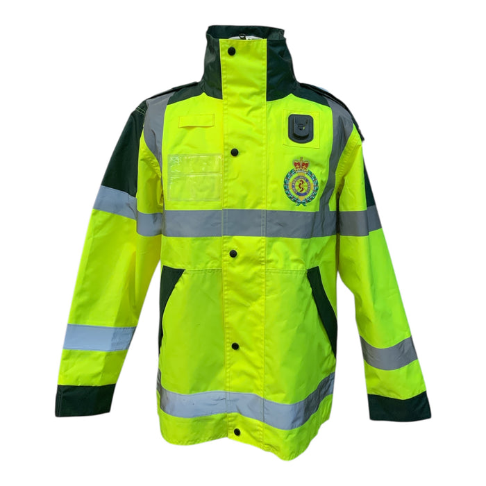 NHS Branded Ex Ambulance HiVis Yellow and Green Jacket HVPCNHS01A