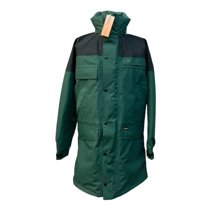 Goretex Micro Climate 3/4 Length Jacket Green and Black Medium New OJ249ND