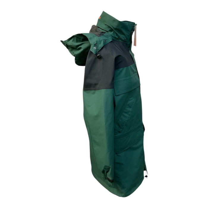 Goretex Micro Climate 3/4 Length Jacket Green and Black Medium New OJ249ND