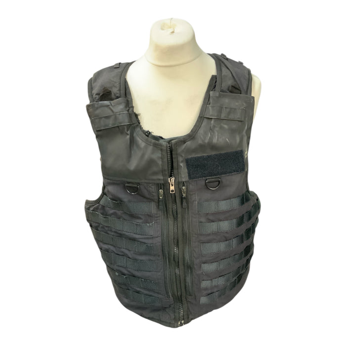Hawk Cooneen Black Molle Vest And Body Armour Cover !COVER ONLY! Grade C
