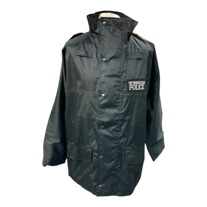 Police Branded Ex Met Police Waterproof Lightweight Black Jacket New OJ250N