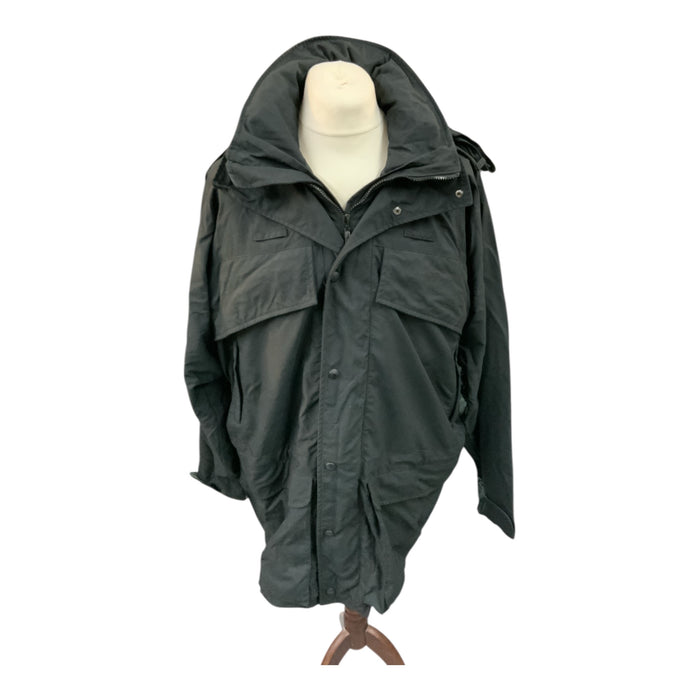 Tactical Jacket Black 3/4 length Size XLarge OJ252