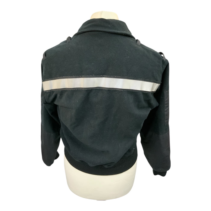 Black Fleece Jacket Ex Police Small OF41B