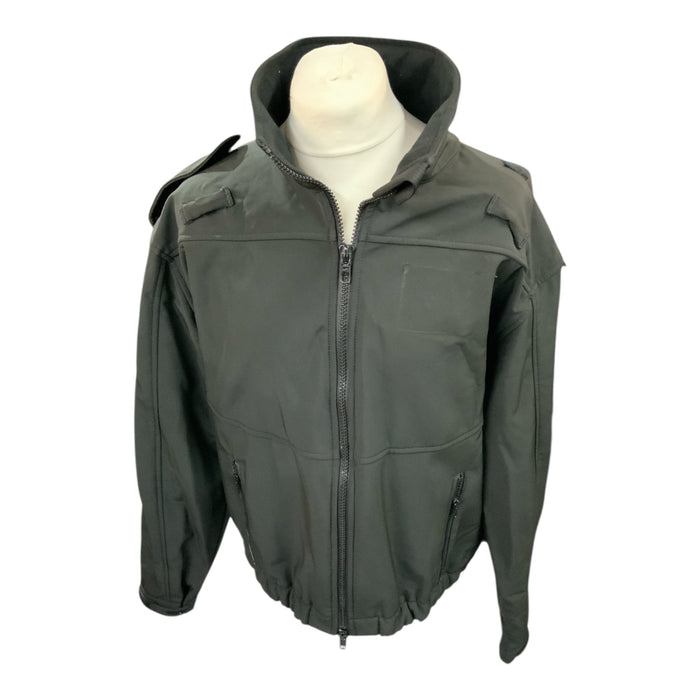 Black Softshell Jacket XLarge / Tall OF45B Damaged